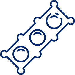 Ícone de limpeza química de cabeçote