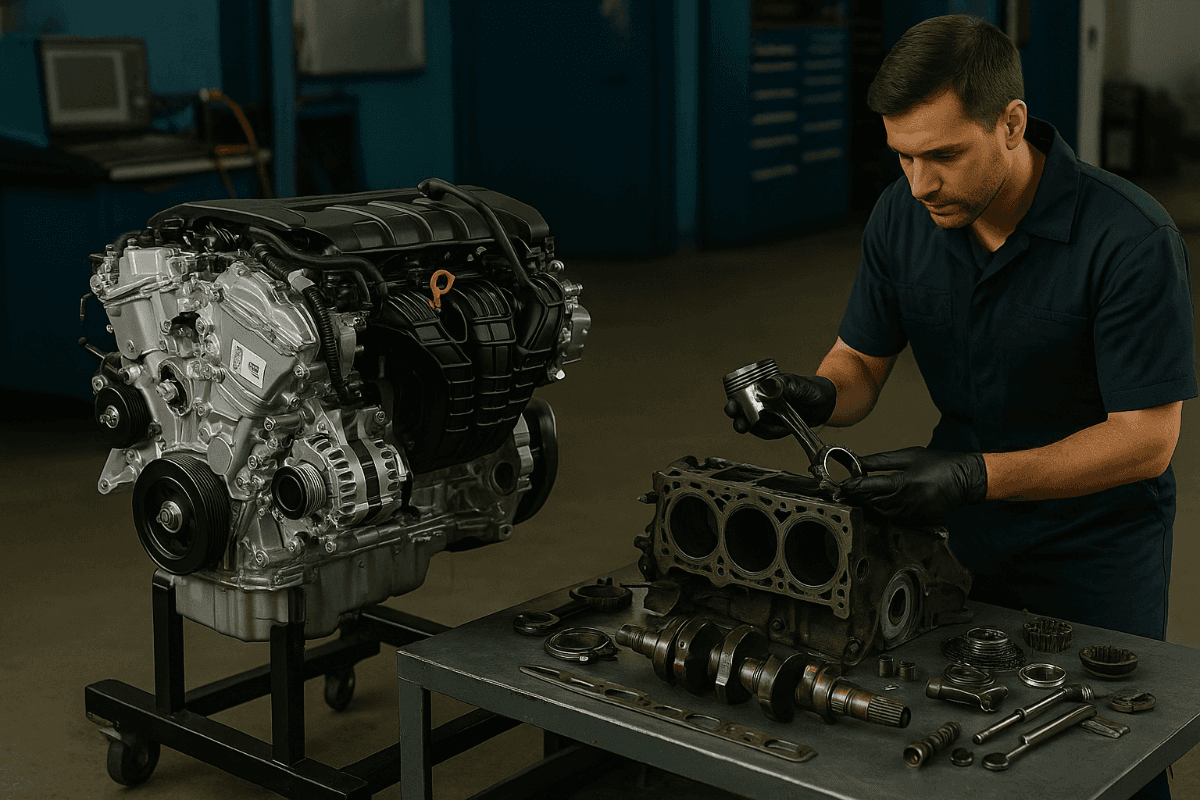 Diagnóstico técnico de motor automotivo